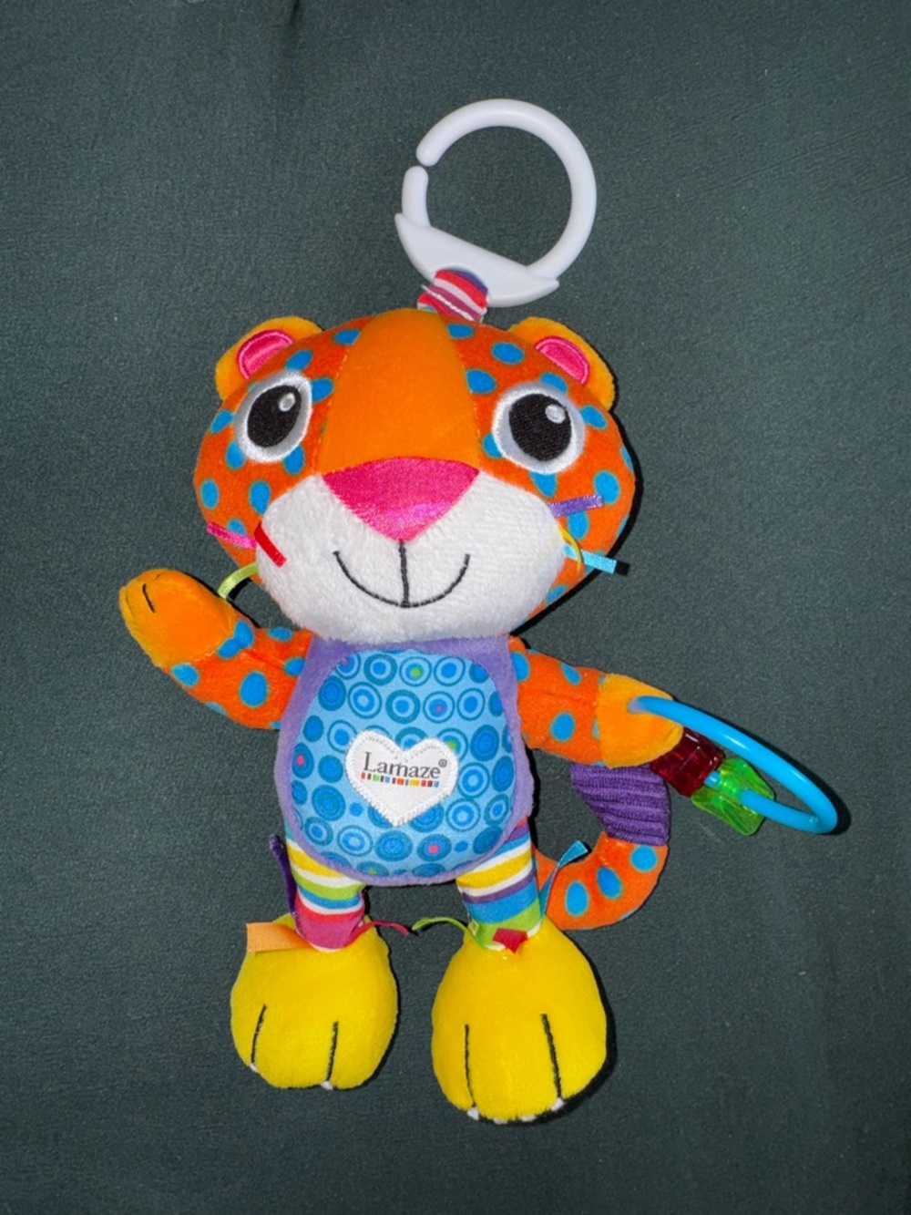 Lamaze clip & go purring percival